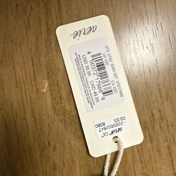 Aerie Smoothez Women's 32D Mesh Unlined Balconette Bra Underwire Green NWT $39 - Picture 3 of 5